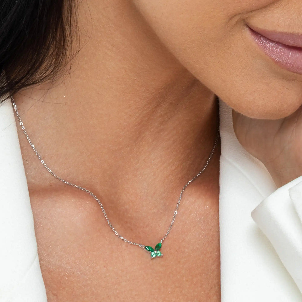 SREBRNA OGRLICA BUTTERFLY FIORA