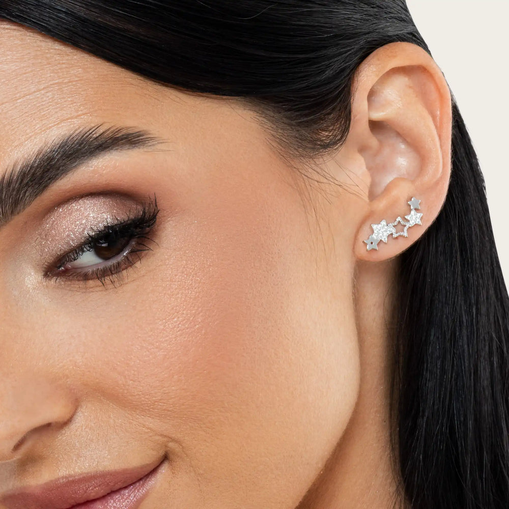 SREBRNE NAUŠNICE SHOOTING STAR