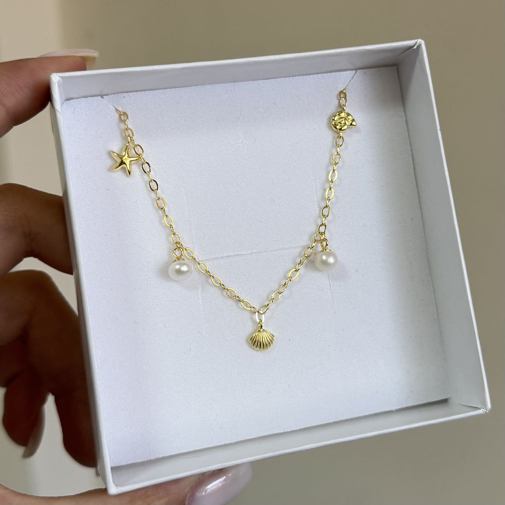 SREBRNA NANOGICA SHELL & PEARL LUX