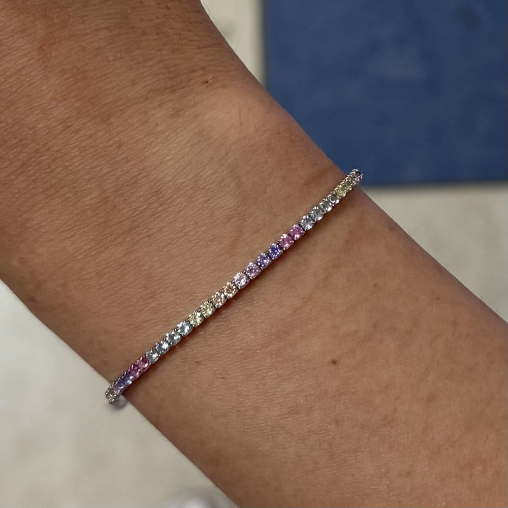 SREBRNA NARUKVICA TENNIS TUTTI FRUTTI