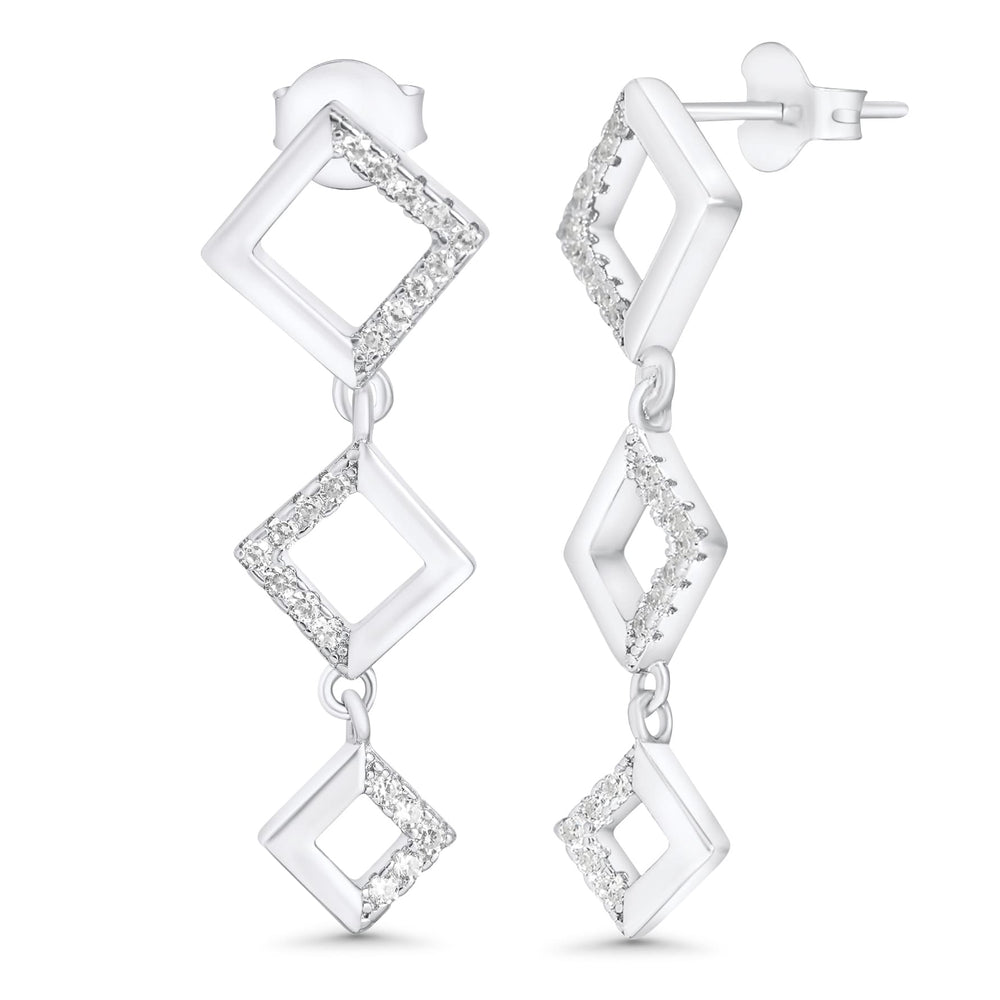 SREBRNE NAUŠNICE THREE DICE