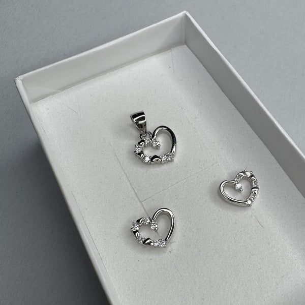 SREBRNI SET STOLEN HEART