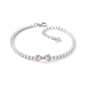 SRERBNA NARUKVICA TENNIS BOW