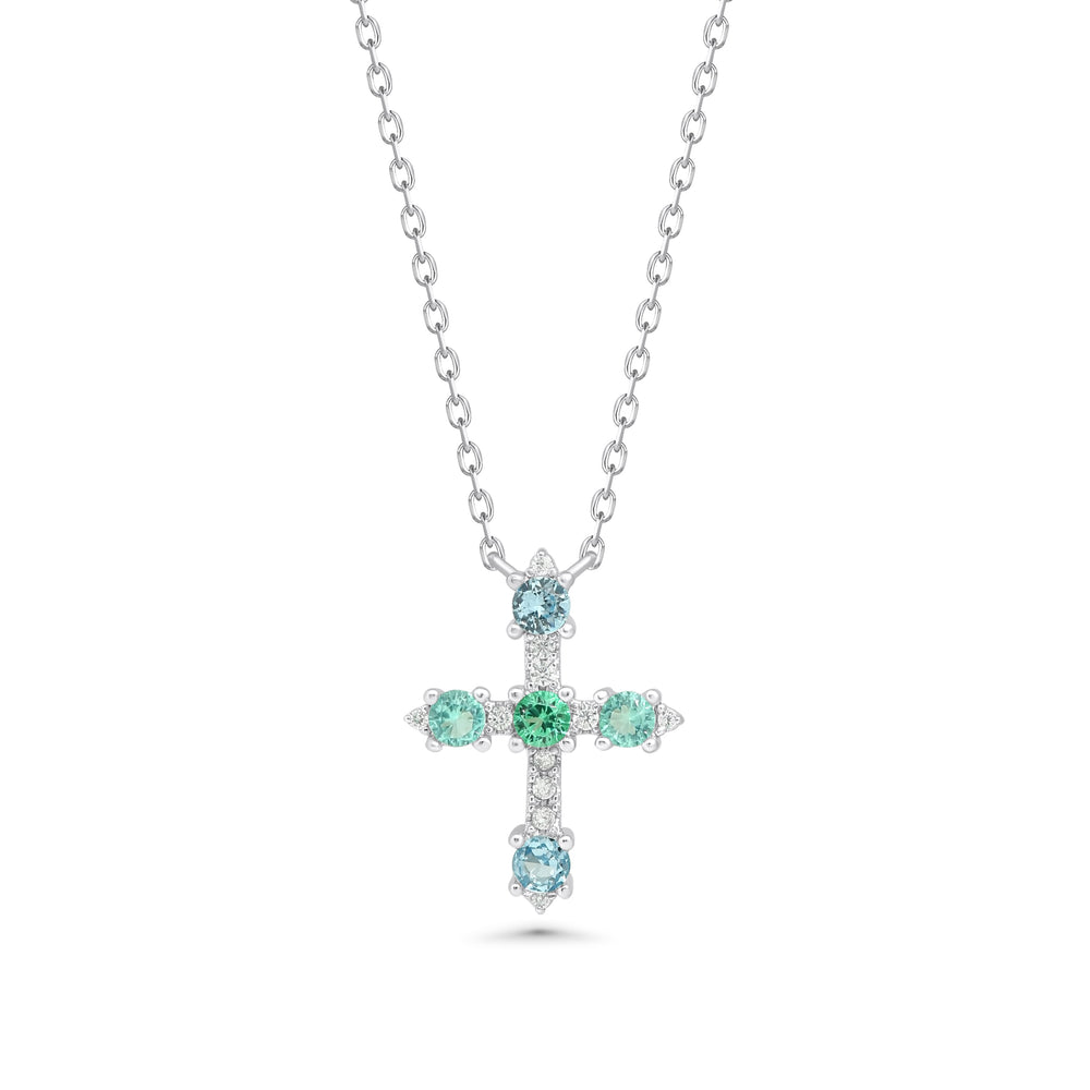 SREBRNA OGRLICA AZURE CROSS