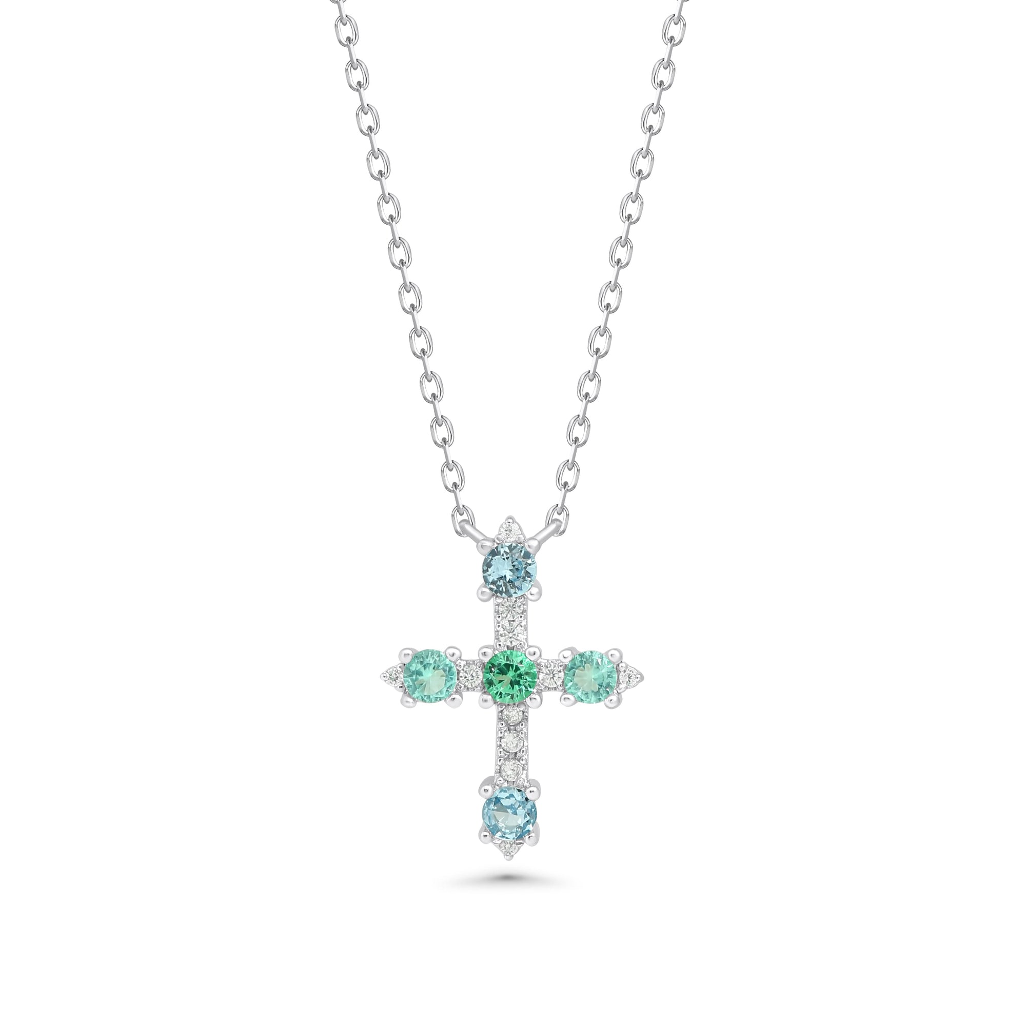 SREBRNA OGRLICA AZURE CROSS