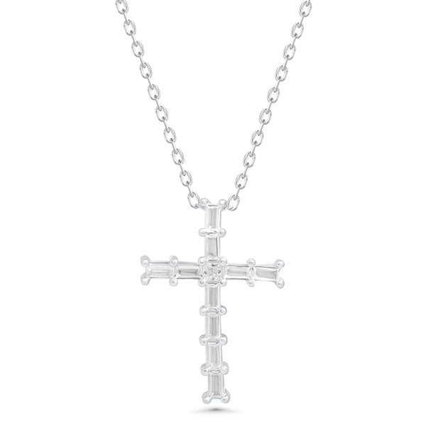 SREBRNA OGRLICA CROSS AMELIE