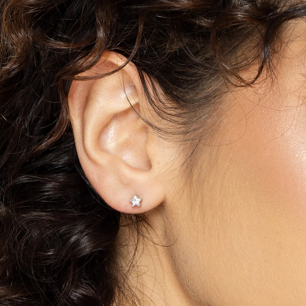 SREBRNE NAUŠNICE MICRO STAR