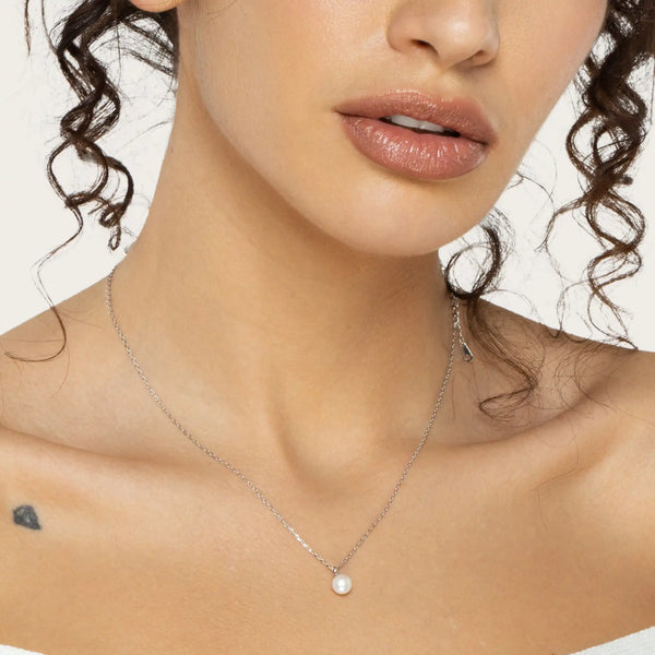 SREBRNA OGRLICA ELEGANT PEARL