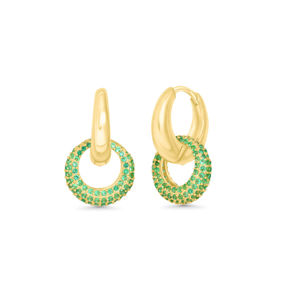SREBRNE MINDJUŠE DAZZLE HOOPS