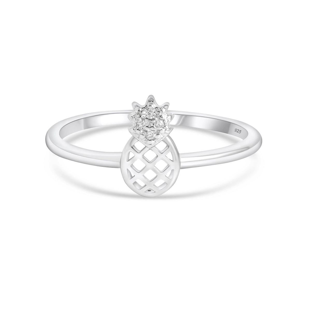 SREBRNI PRSTEN PINEAPPLE