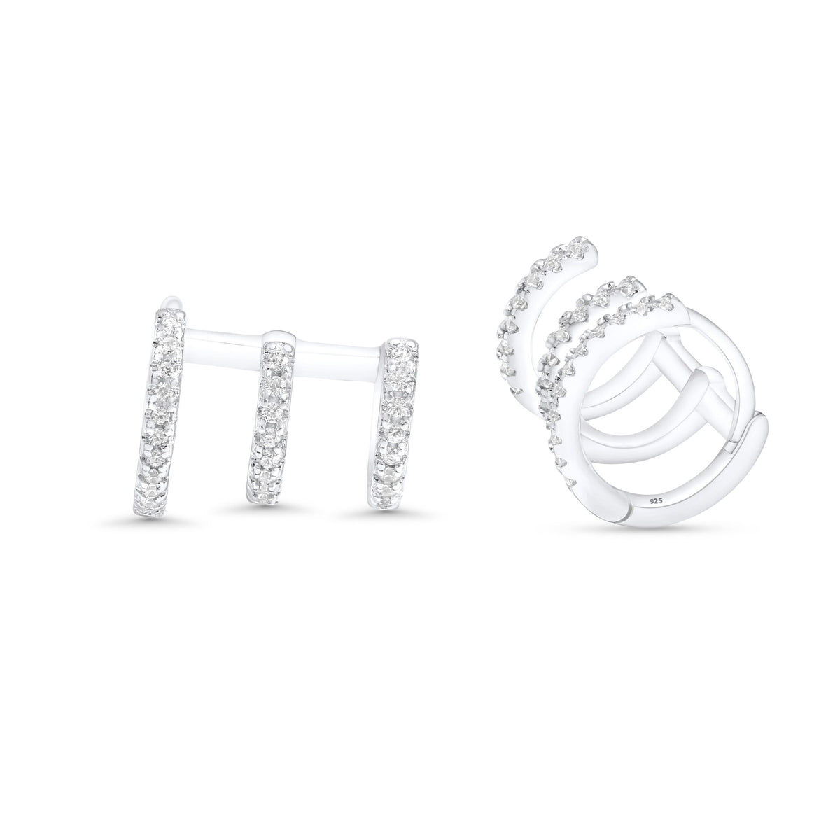 SREBRNE MINDJUŠE TRIPLE ILUSSION - JEDAN KOMAD