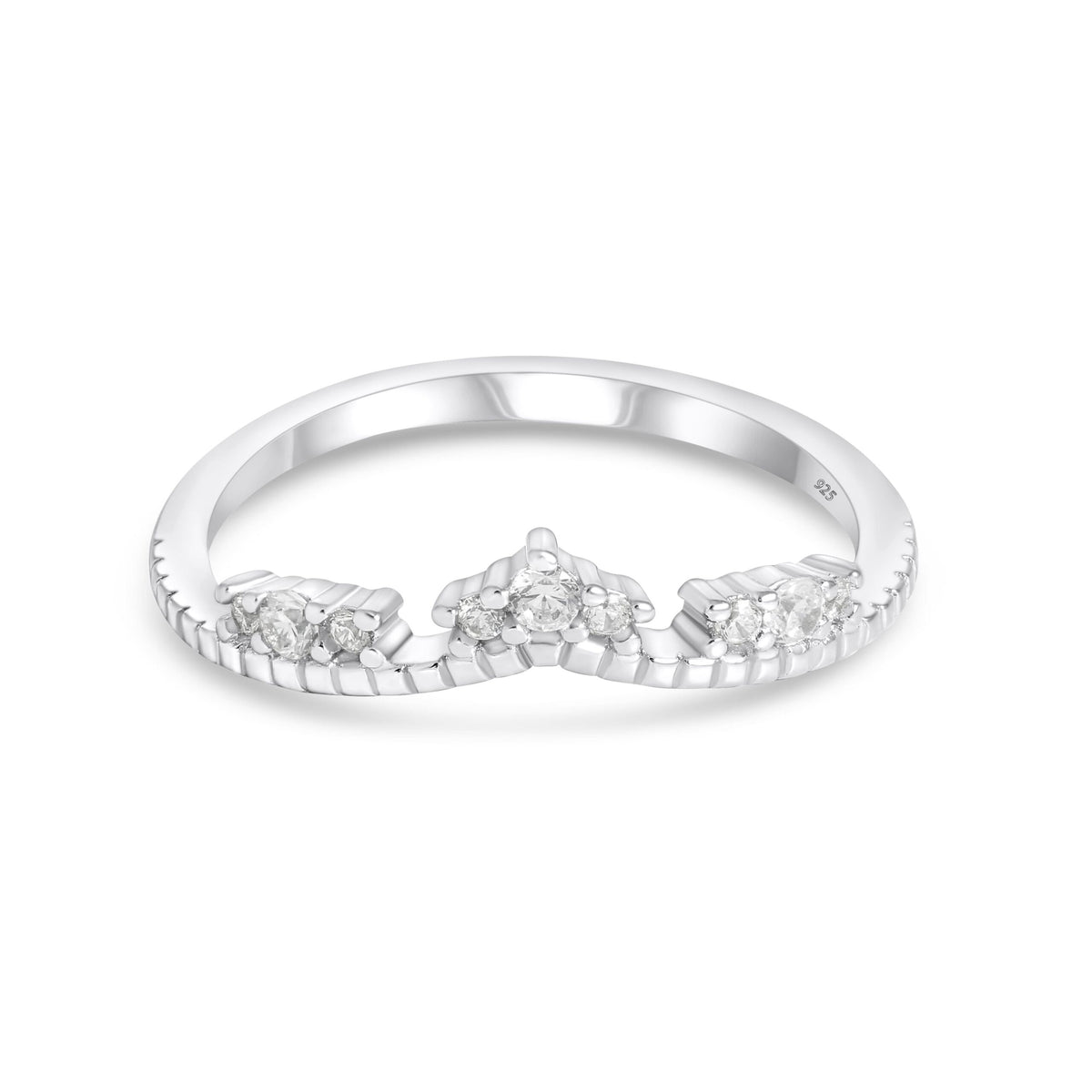 SREBRNI PRSTEN PRINCESS DIA