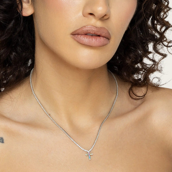 SREBRNA OGRLICA TENNIS LUX LINE