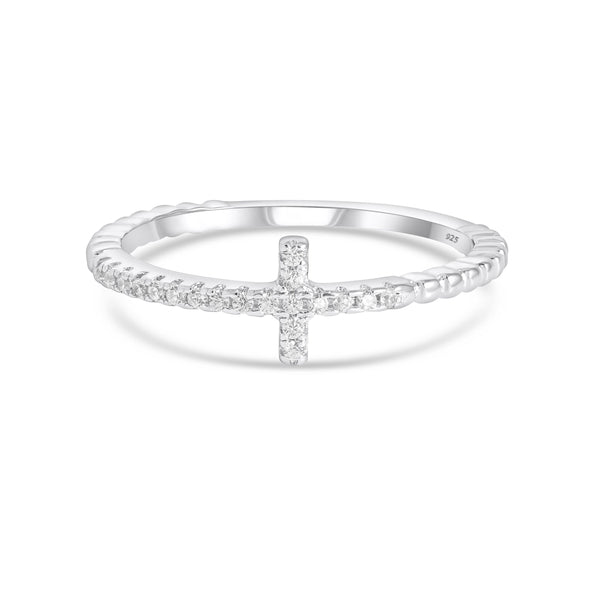 SREBRNI PRSTEN CROSS LIA