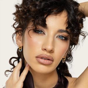 SREBRNE MINDJUŠE DAZZLE HOOPS