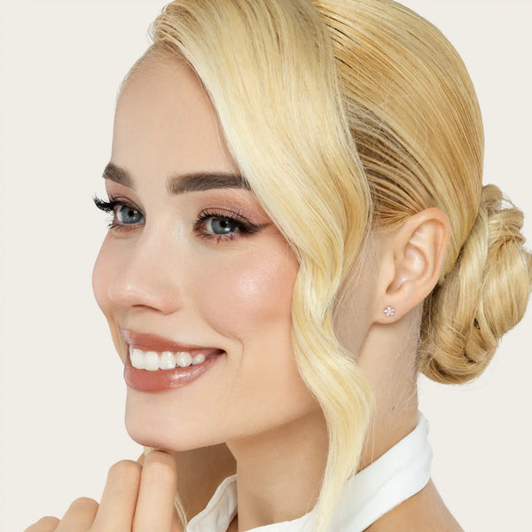 SREBRNE MINDJUŠE MICRO FLOWER