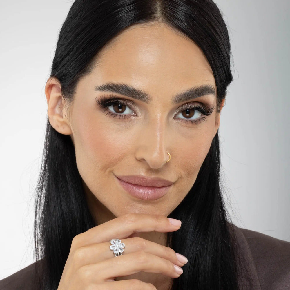 SREBRNI PRSTEN LANA BLOOM