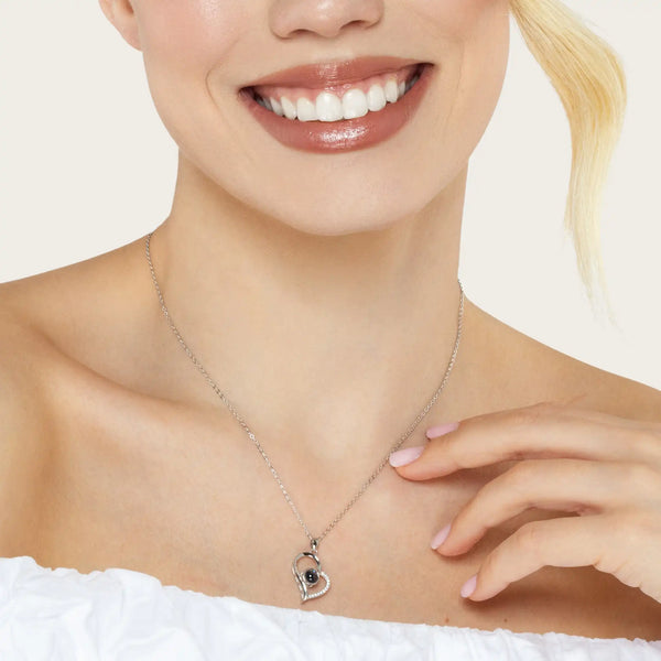 SREBRNA OGRLICA I LOVE YOU