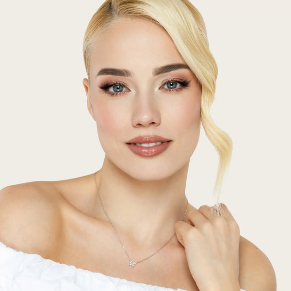 SREBRNA OGRLICA BUTTERFLY FIORA