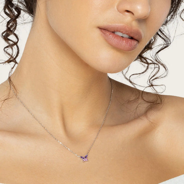 SREBRNA OGRLICA BUTTERFLY FIORA