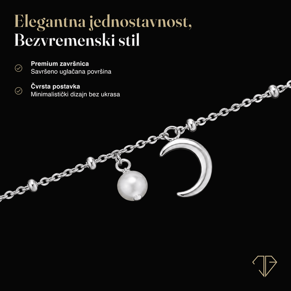 SREBRNA NANOGICA MOON & PEARL