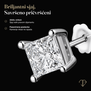 SREBRNE NAUŠNICE KIRA ZIRCON 5mm