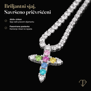 SREBRNA OGRLICA TENNIS LUX LINE