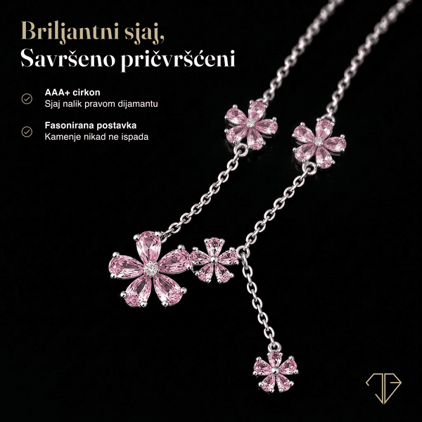 SREBRNA OGRLICA FLORAL DREAM