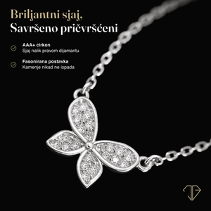 SREBRNA OGRLICA BUTTERFLY NAMI