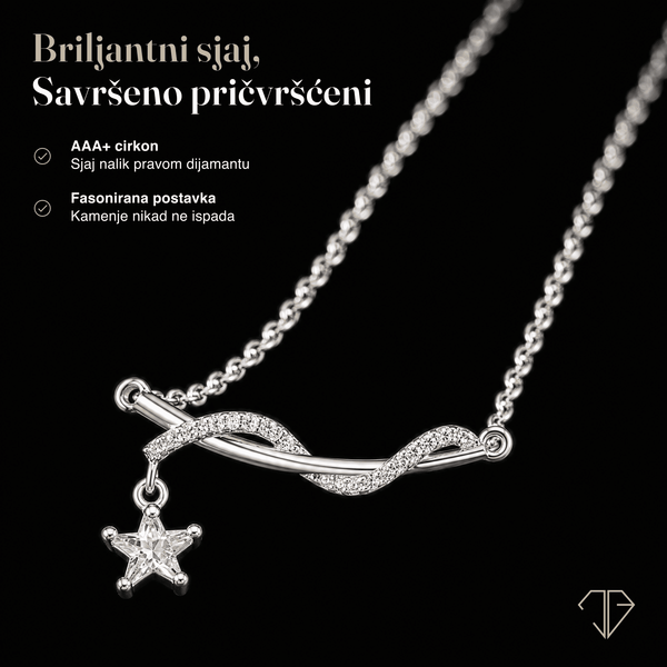 SREBRNA OGRLICA SILENT STAR
