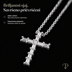 SREBRNA OGRLICA CROSS AMELIE