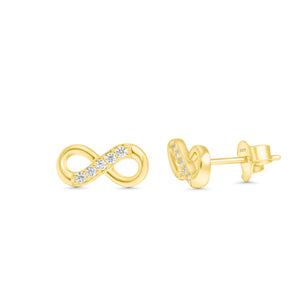 SREBRNE NAUŠNICE INFINITY TESS