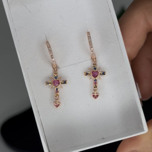 SREBRNE MINDJUŠE PINK EMBERLY