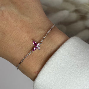 SREBRNA NARUKVICA BUTTERFLY FIORA