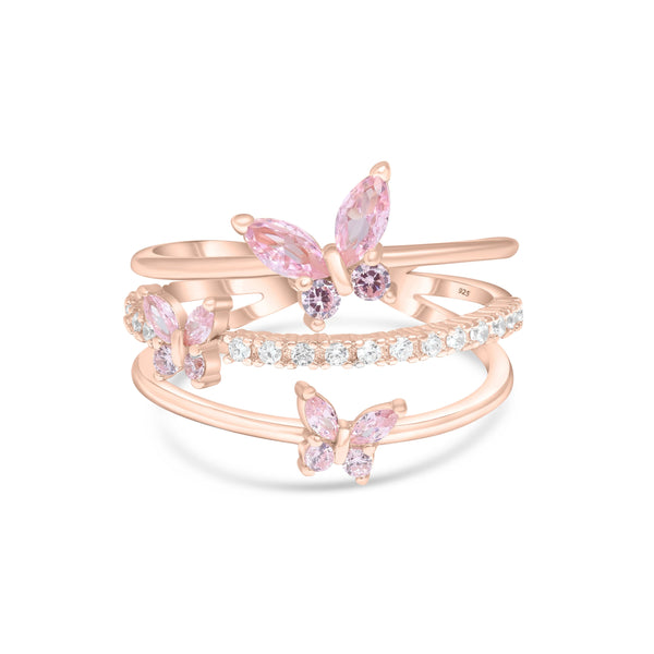 SREBRNI PRSTEN TRIPLE CHARM