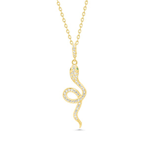 SREBRNA OGRLICA SNAKE TWIST