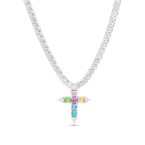 SREBRNA OGRLICA TENNIS LUX LINE