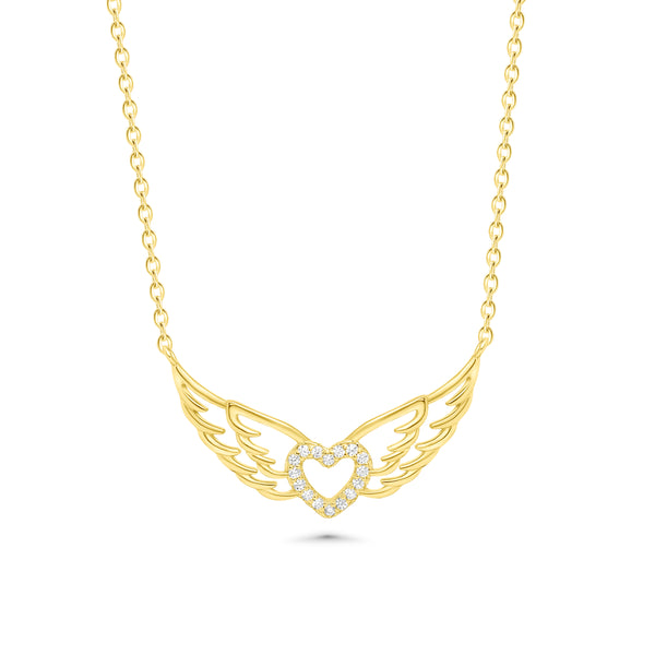 SREBRNA OGRLICA WINGS OF LOVE