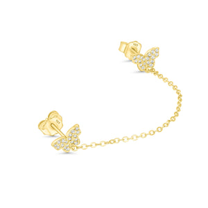 SREBRNE MINDJUŠE BUTTERFLY CHAIN