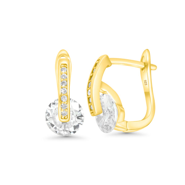 SREBRNE NAUŠNICE BRILLIANT ORBIT